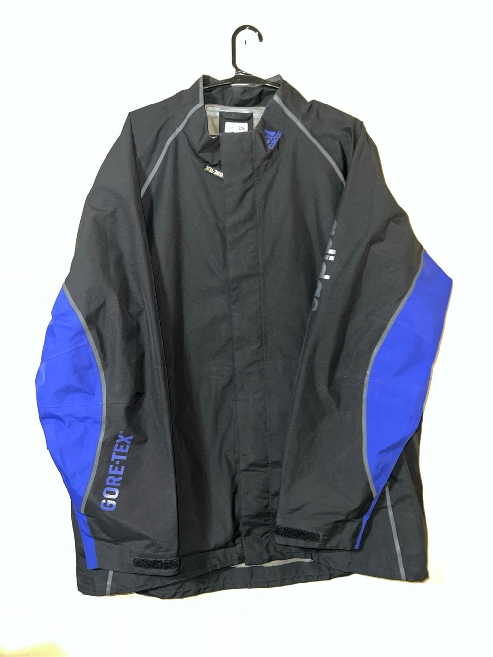 Adidas Gore-Tex Men’s Black & Blue Waterproof Jacket 2XL